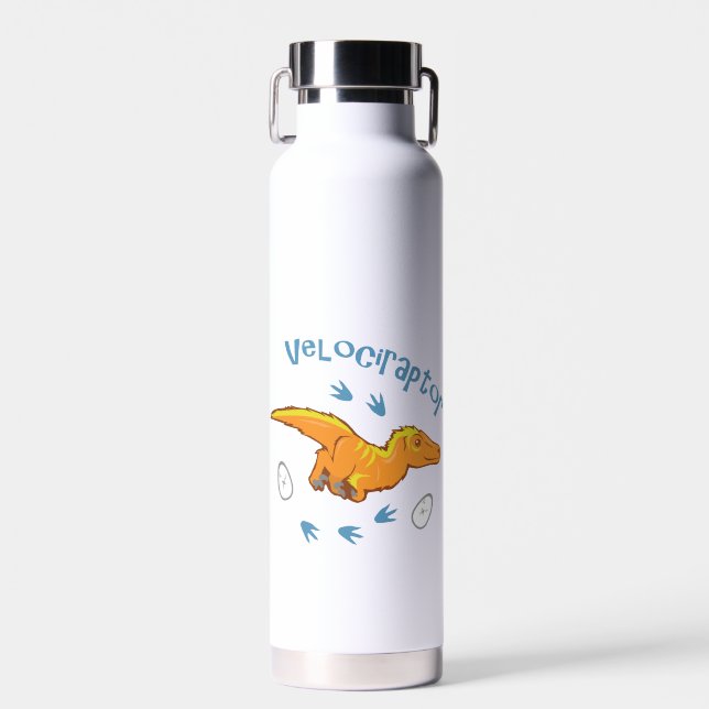 Bouteille D'eau Velociraptor mou (Avant)