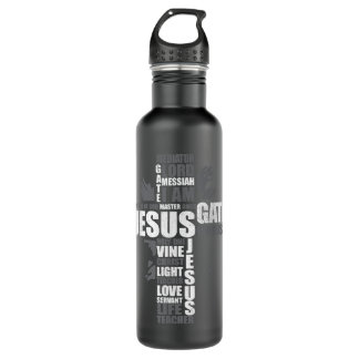 Bouteille D'eau Vérité Croix Dieu Jésus Religieux chrétiens Hommes