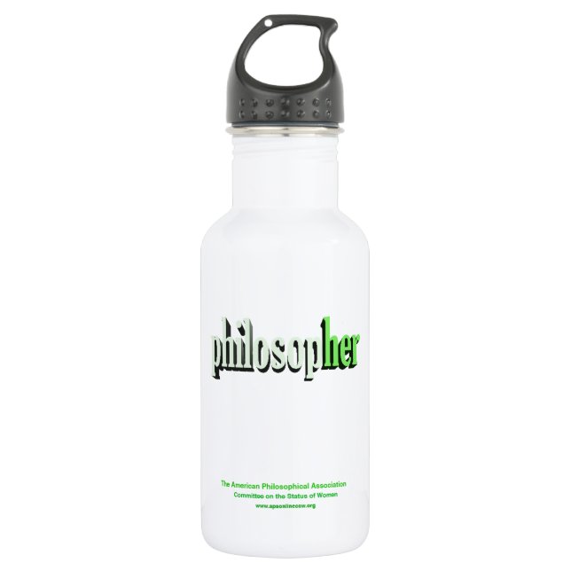 Bouteille D'eau vert de philosophe (Devant)