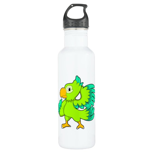 Bouteille D'eau Vert perroquet (Devant)