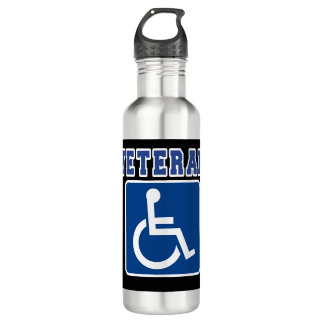 Bouteille D'eau Vétérinaire handicapé handicapé (Devant)