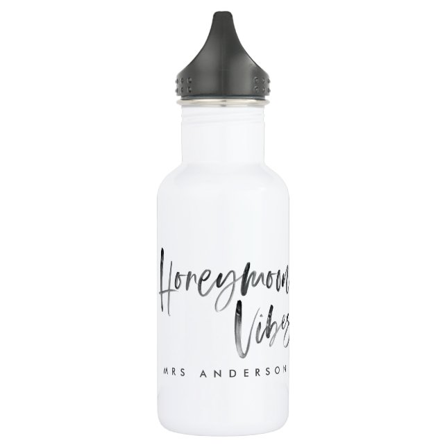 Bouteille D'eau Vibes de lune de miel (Gauche)