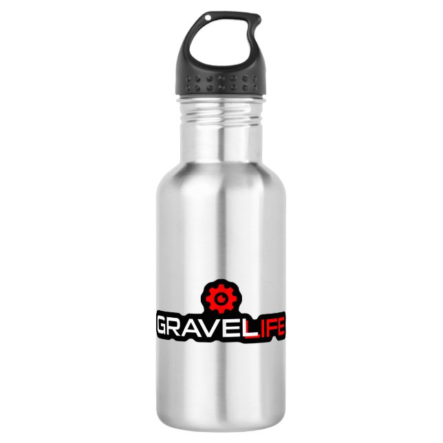 Bouteille D'eau Vie de gravier Cyclisme (Devant)