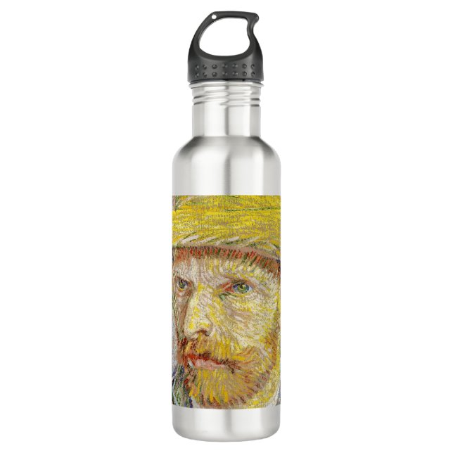 Bouteille D'eau Vincent van Gogh - Autoportrait avec Casquette de  (Devant)