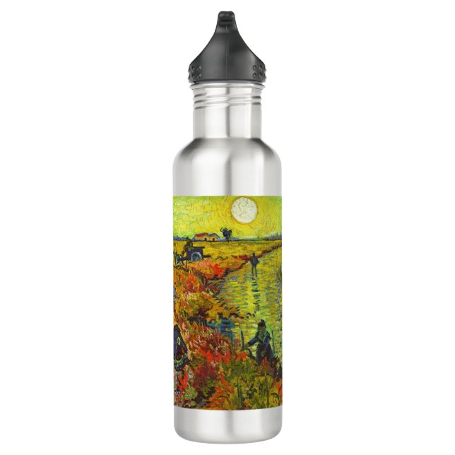 Bouteille D'eau Vincent van Gogh - Le vignoble rouge (Droite)
