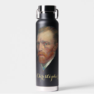 Bouteille D'eau Vincent Van Gogh Self Portrait Art Gold Monogramme