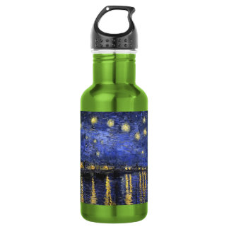Bouteille D'eau Vincent Van Gogh Starry Night Over The Rhone