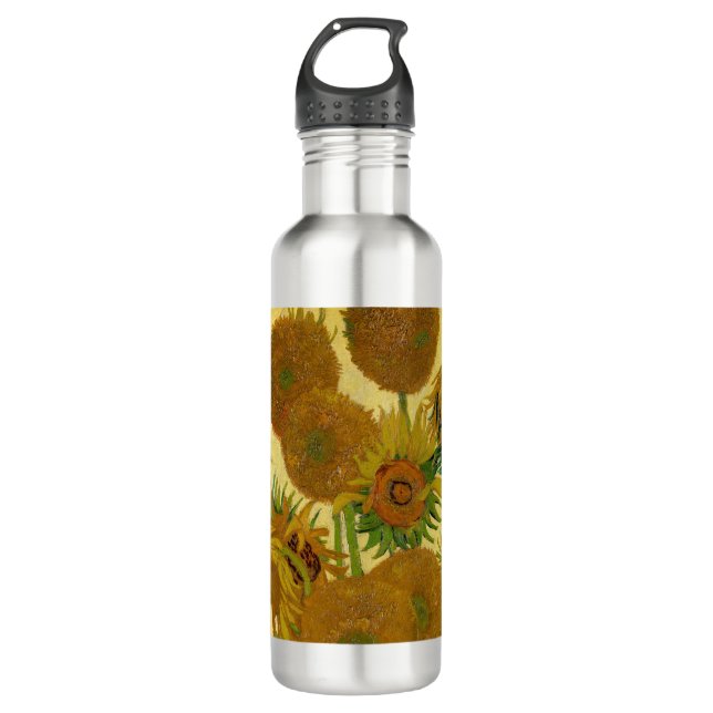 Bouteille D'eau Vincent van Gogh - Vase avec quinze tournesols (Devant)