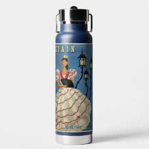 Bouteille D'eau Vintage Italie Travel nom personnalisé