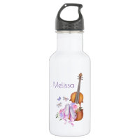 Violon, Chaussures de Ballet, Fleurs et Papillons