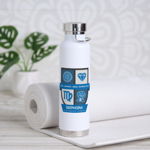 Bouteille D'eau Virgo Crest d'anniversaire™ pour 1er-22 septembre