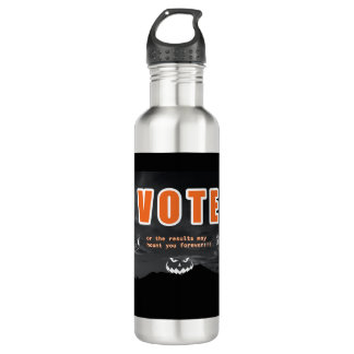 Bouteille D'eau Voter Des Tactiques Peur