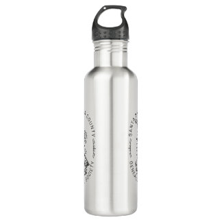 Bouteille D'eau Water Bottle - Books & Florals
