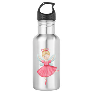 Bouteille D'eau Watercolor Fairy Ballerina Kids Water Bottle