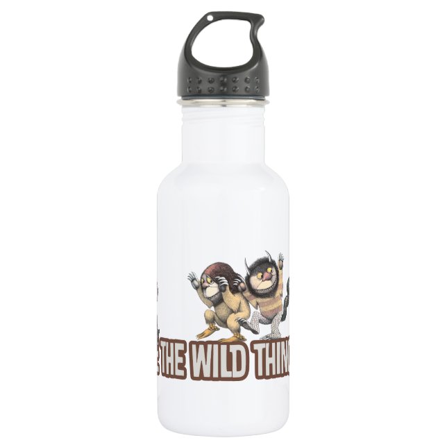 Bouteille D'eau Where the Wild Things Are Characters on Logo (Devant)