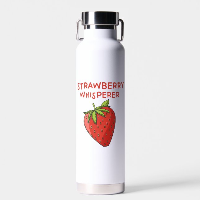 Bouteille D'eau Whisperer aux fraises (Avant)
