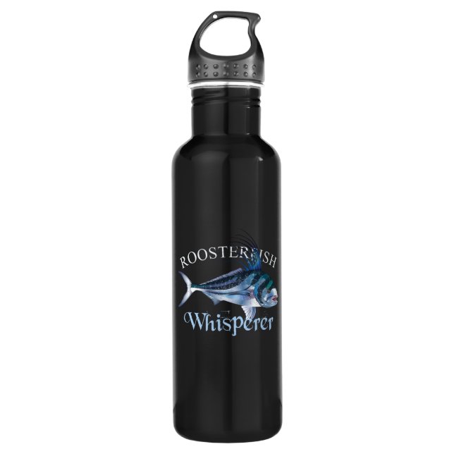 Bouteille D'eau Whisperer de rôti de poisson foncé (Devant)