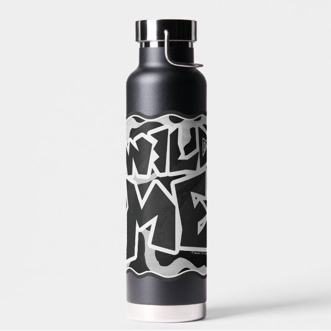 Bouteille D'eau Wild Me Poster de animal noir et blanc (Gauche)