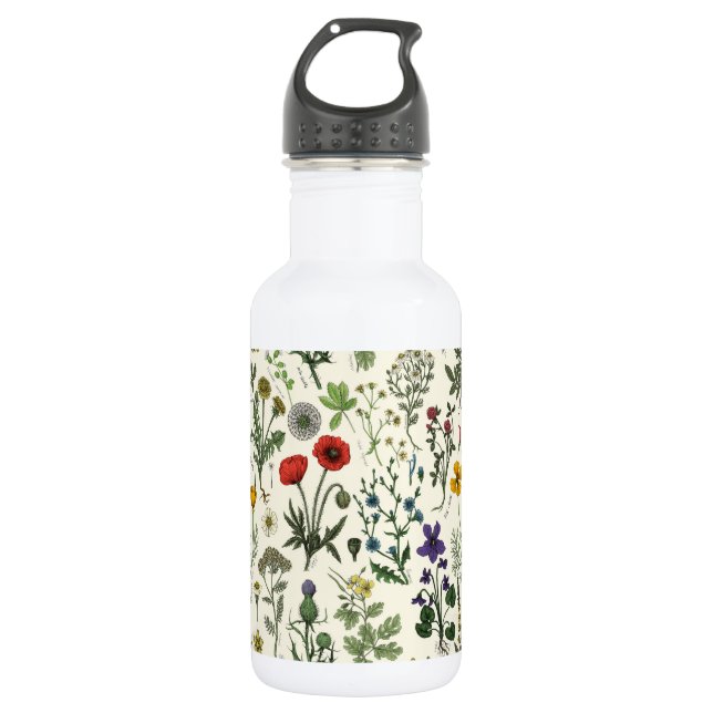 Bouteille D'eau Wildflowers collage (Devant)