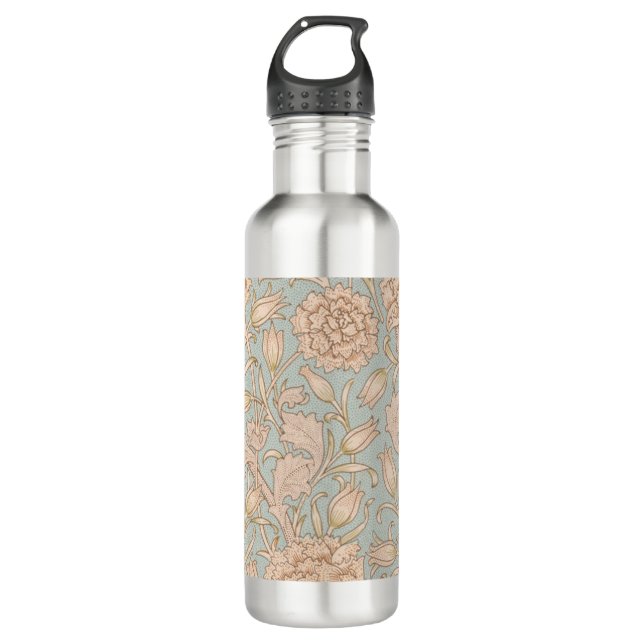 Bouteille D'eau William Morris Wild Tulip Fleur Design Floral (Devant)