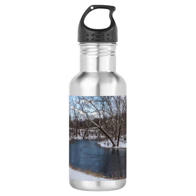 Bouteille D'eau Winter Blue James River Botte en acier inoxydable (Devant)