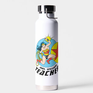 Bouteille D'eau Wonder Woman Étoile rouge enseignant