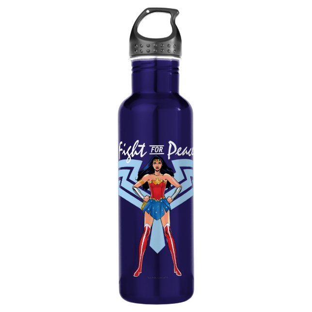 Bouteille D'eau Wonder Woman - Lutter Pour La Paix (Devant)