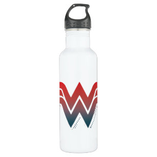 Bouteille D'eau Wonder Woman Red Blue Gradient Logo