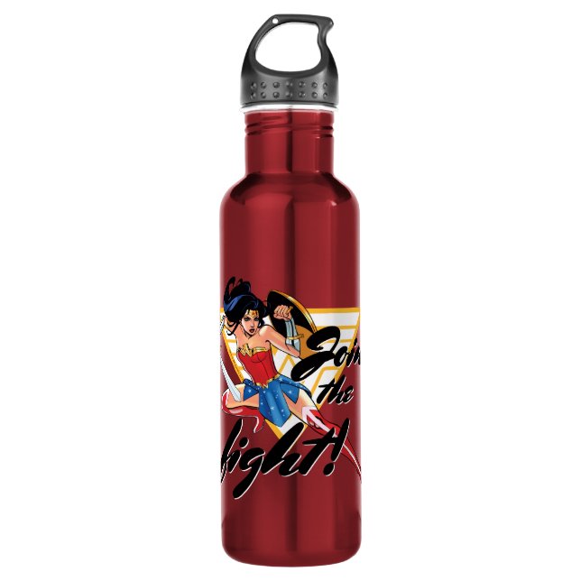 Bouteille D'eau Wonder Woman With Sword - Rejoignez Le Combat (Devant)