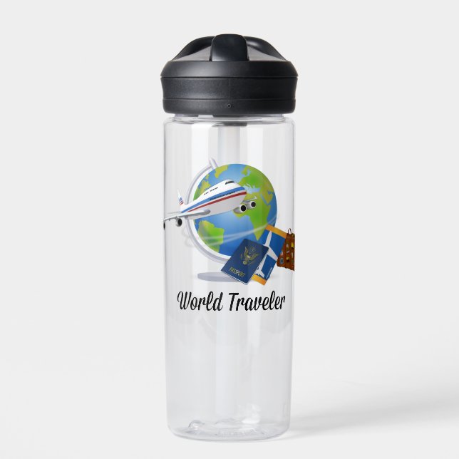 Bouteille D'eau World Traveller, emballé et prêt à partir, (Extérieur)