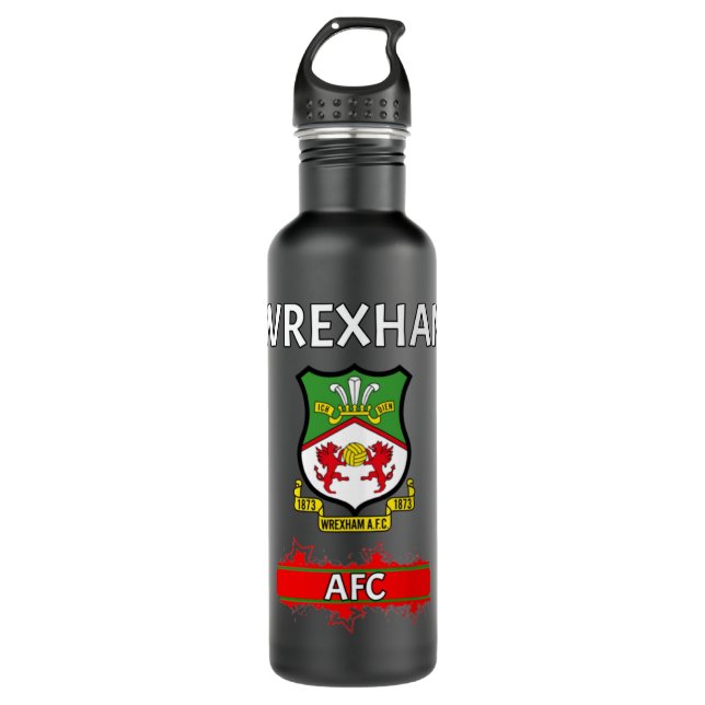 Bouteille D'eau WREXHAM AFC Long     (Devant)