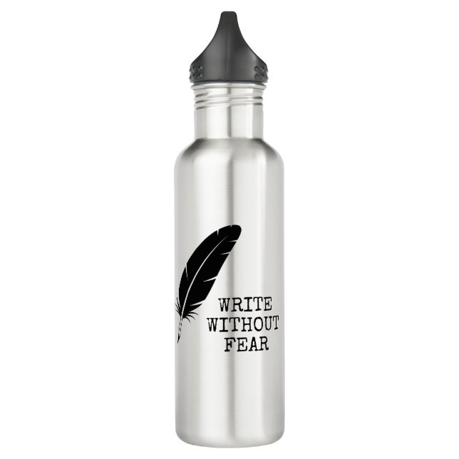 Bouteille D'eau Write Without Fear Edit Without Mercy Writers (Gauche)