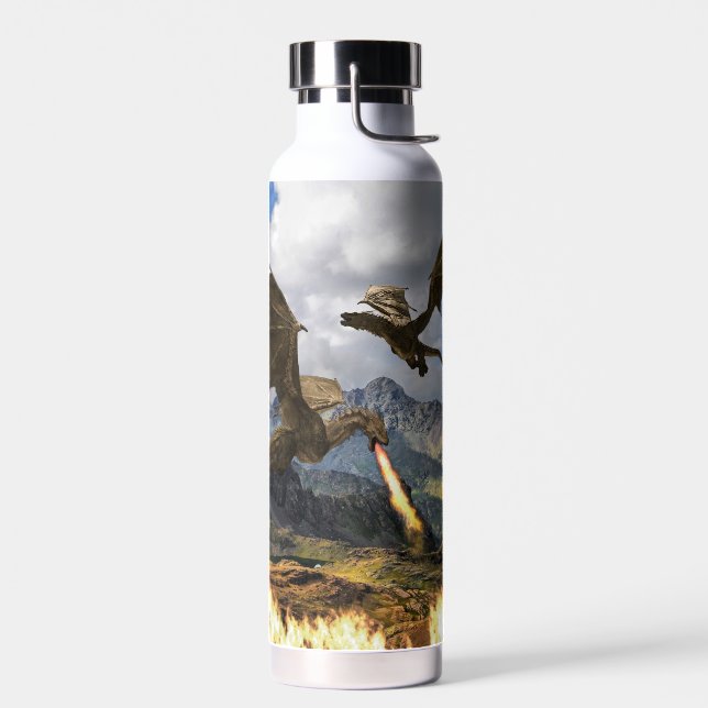 Bouteille D'eau Wyvern de dragon de respiration incendie (Gauche)