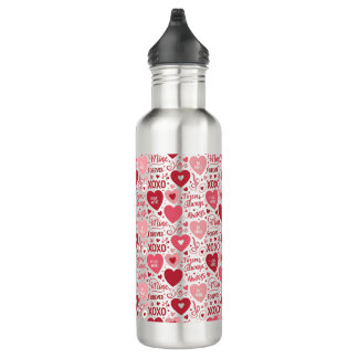 Bouteille D'eau XOXO & Always Be Mine Pink & Red