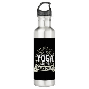 Bouteille D'eau Yoga vous donne la méditation de superpuissance As