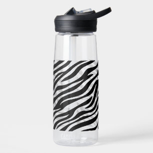 Bouteille D'eau Zebra Stripes Motif sans couture Poster de animal-