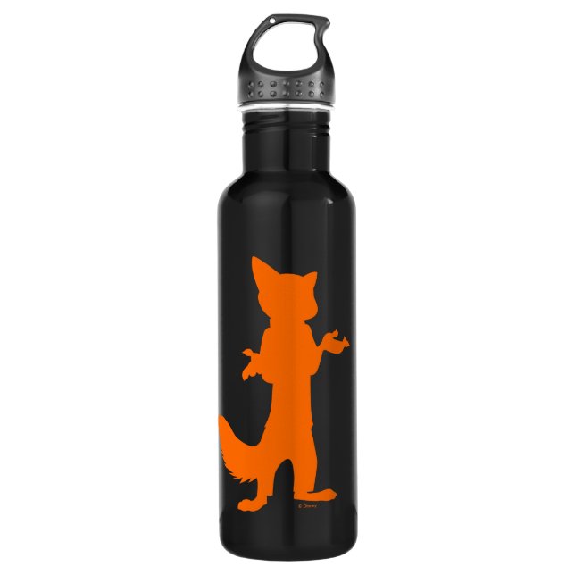 Bouteille D'eau Zootopie| Nick Wilde Silhouette (Devant)