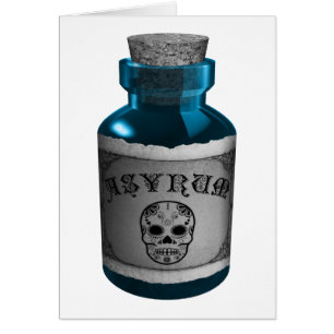 bouteille d'élixir de poison