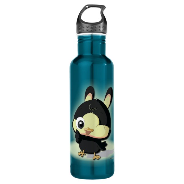 Bouteille drôle de Kawaii de personnage de dessin (Devant)