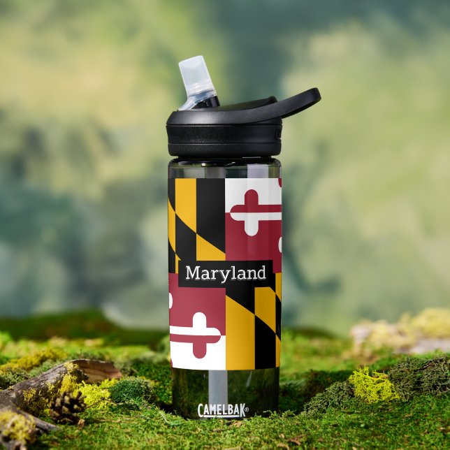 Bouteille du Maryland, drapeau patriotique du Mary (Extérieur)