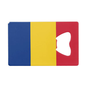 Bouteille en acier avec drapeau de Roumanie