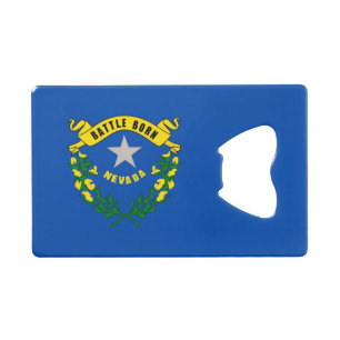 Bouteille en acier avec le drapeau du Nevada, USA