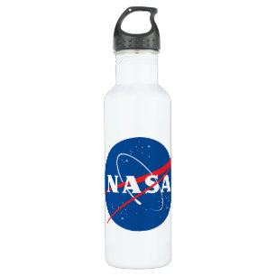 Bouteille en acier blanc fusées Iconique NASA (24 