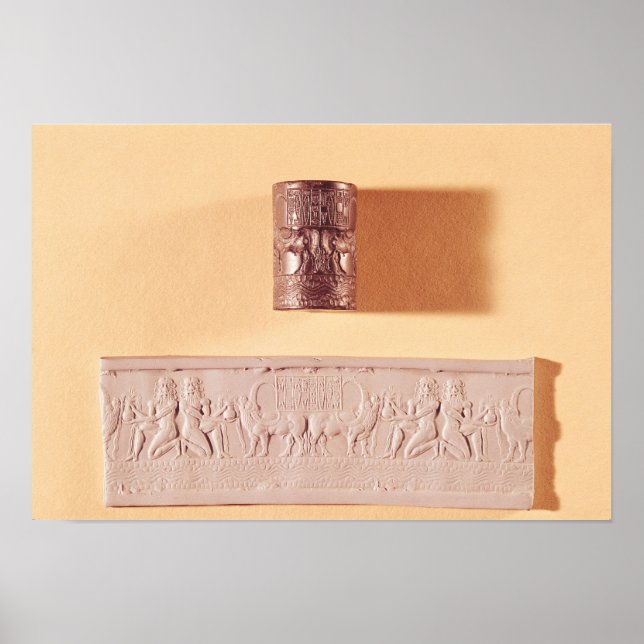 Bouteille et impression Akkadian (Devant)