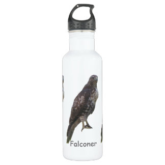 Bouteille - Faucon pèlerin et nom de famille