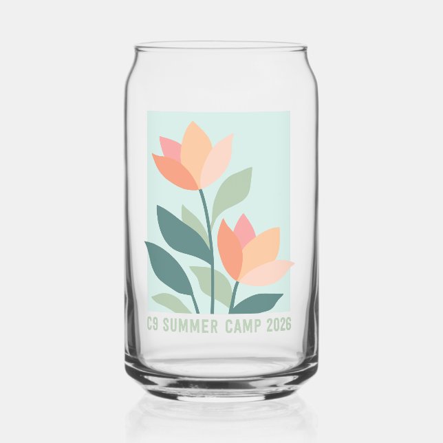 Bouteille Fleur en Verre 2026 (Recto)