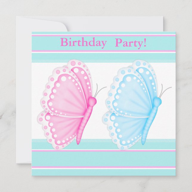 BOUTEILLE FLUTTER ANNIVERSAIRE INVITATION PARTI (Devant)