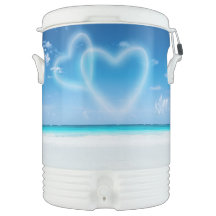 Coeurs sur la plage Large Igloo