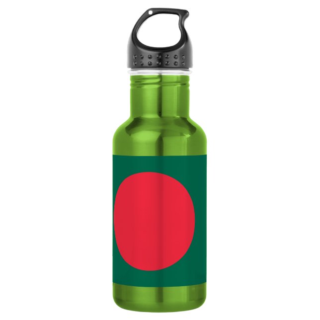 Bouteille Liberty avec drapeau du Bangladesh (Devant)
