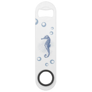 Bouteille Ouverture Seahorse Ocean Beach Vacances 